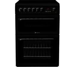 HOTPOINT  HAE60KS Electric Ceramic Cooker - Black